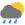 Bewölkt mit mäundefinedigem Regen