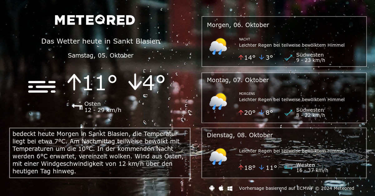 Wetter Sankt Blasien 14 Tage Daswetter Com