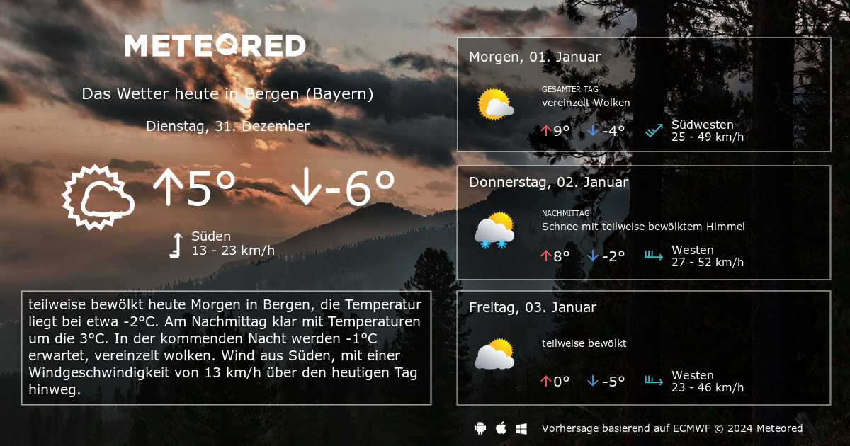 Wetter Bergen (Bayern) 14 Tage - Daswetter.com | Meteored